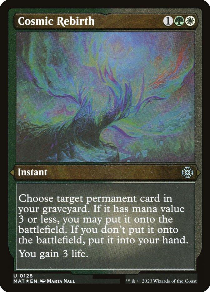 Cosmic Rebirth - Foil Etched