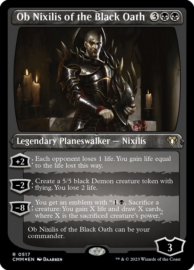 Ob Nixilis of the Black Oath - Foil-Etched