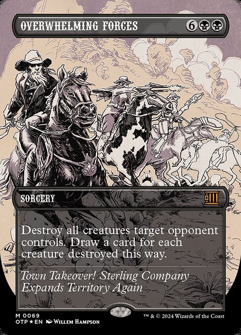 Overwhelming Forces - Textured Foil
