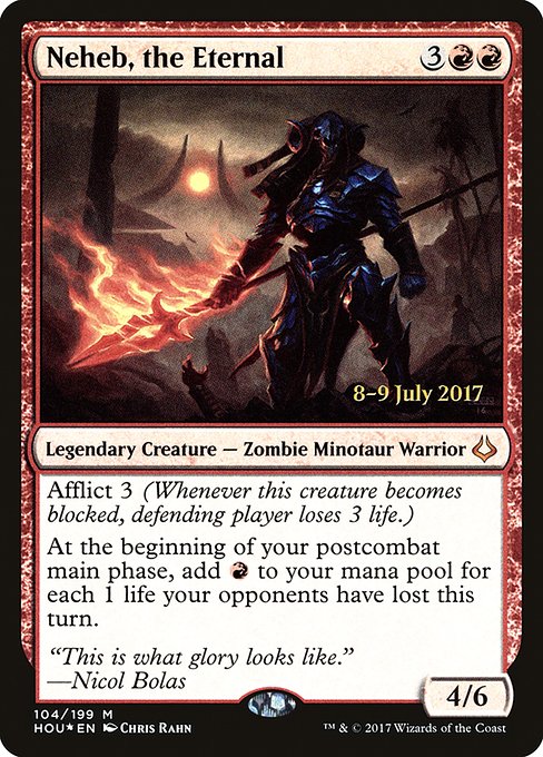 Neheb, the Eternal - Foil - Prerelease Promo