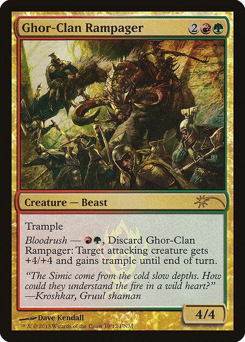 Ghor-Clan Rampager - Foil - FNM Promo