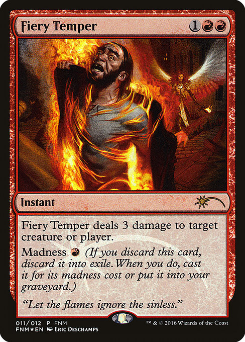 Fiery Temper - Foil - FNM Promo
