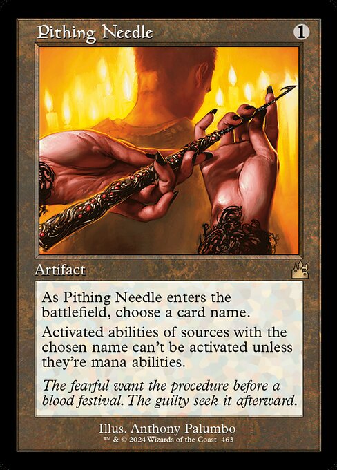 Pithing Needle - Foil