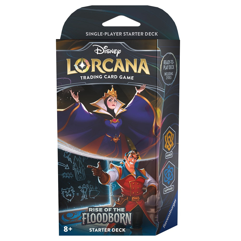 Disney Lorcana - Rise of the Floodborn - Starter Deck - Amber & Sapphire
