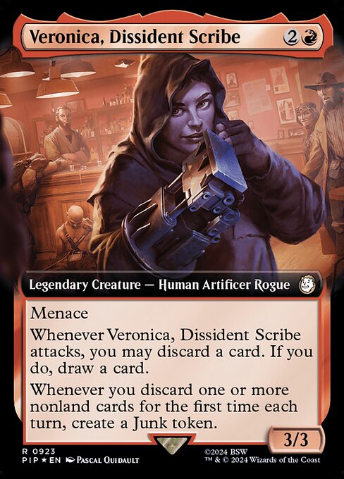 Veronica, Dissident Scribe - Surge Foil
