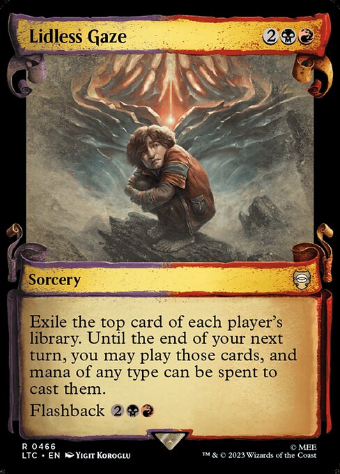 Lidless Gaze - Silver Foil