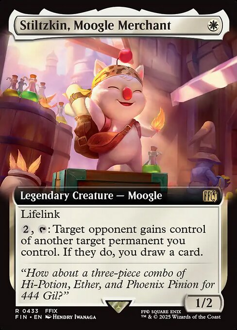 Stiltzkin, Moogle Merchant - Foil