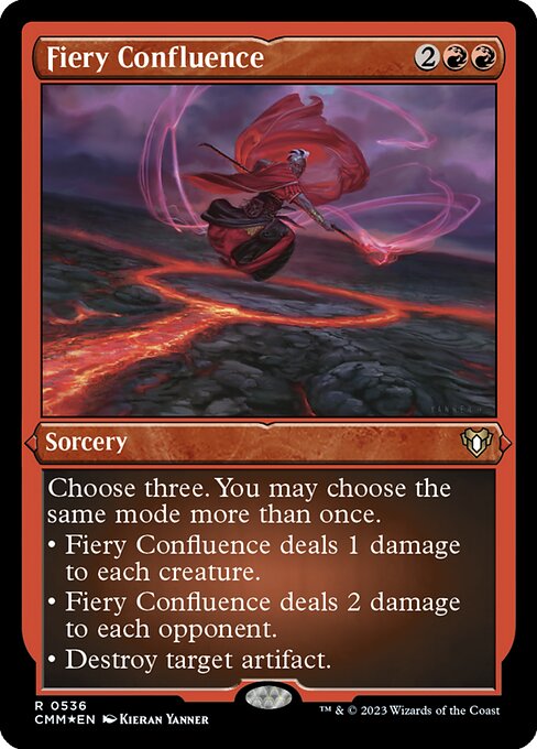 Fiery Confluence - Foil-Etched