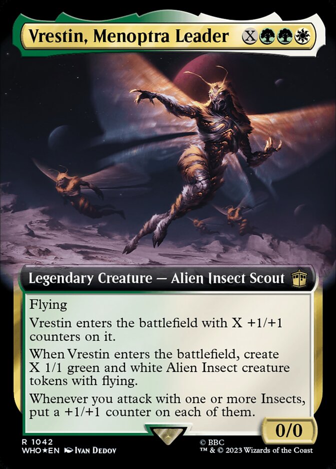 Vrestin, Menoptra Leader - Surge Foil