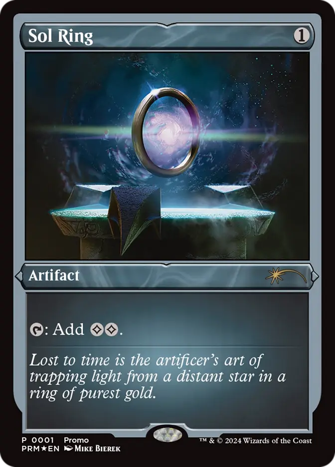 Sol Ring - Double Rainbow Foil - Buy-a-Box Promo