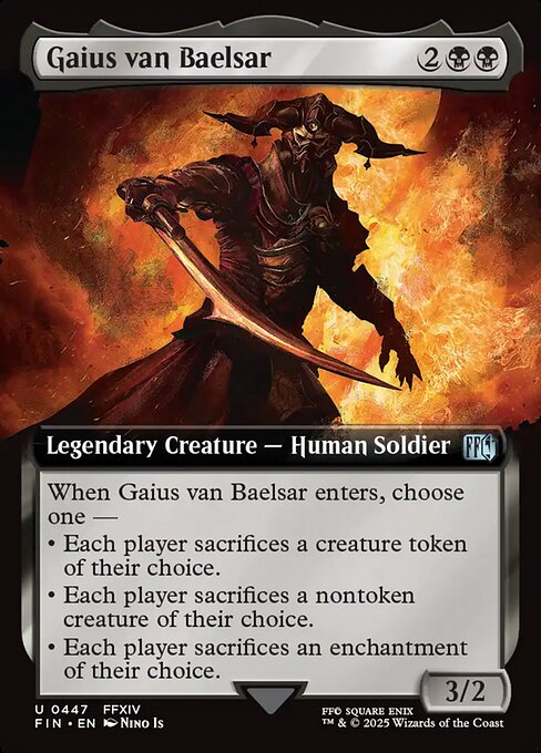 Gaius van Baelsar - Foil