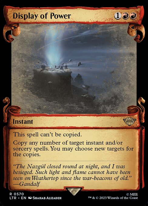 Display of Power - Silver Foil
