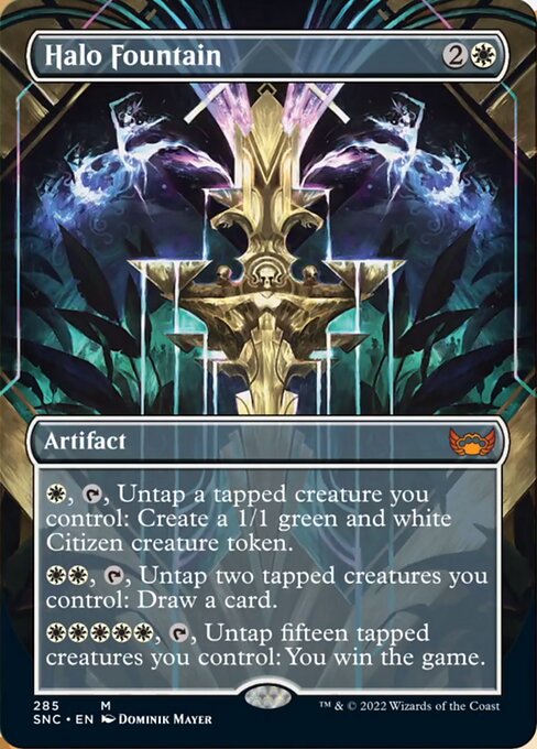 Halo Fountain - Foil