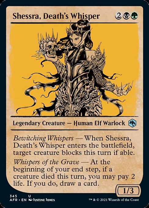 Shessra, Death's Whisper - Foil