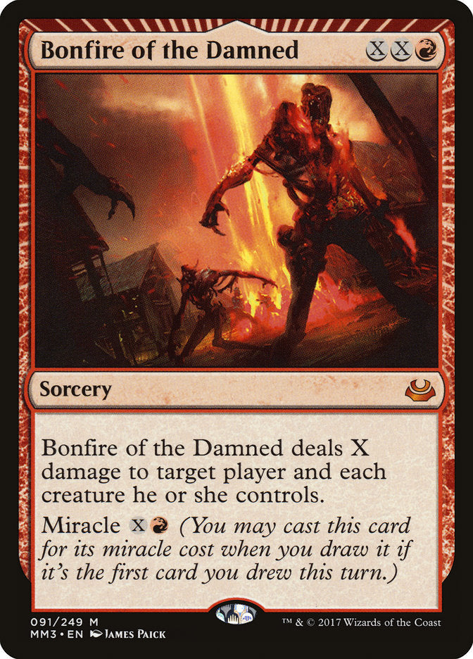Bonfire of the Damned - Foil