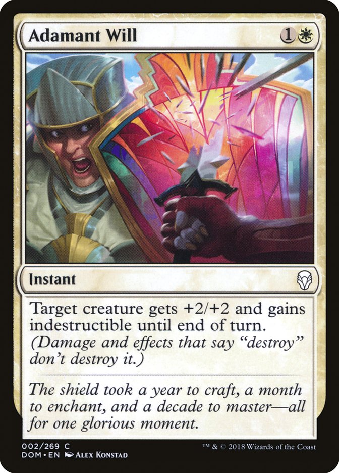 Adamant Will - Foil