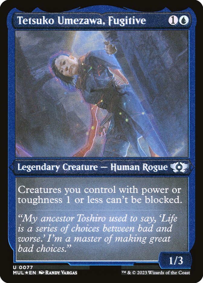 Tetsuko Umezawa, Fugitive - Foil-Etched