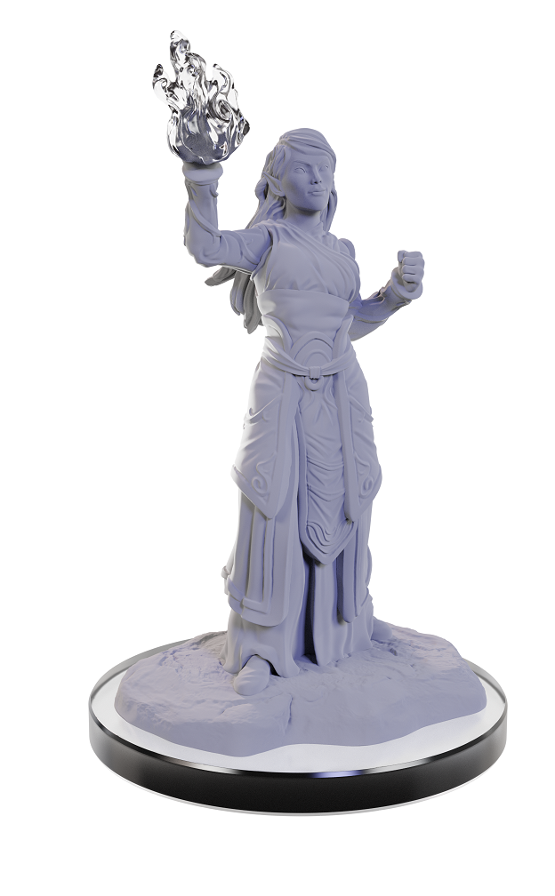 D&D Unpainted Minis - Elf Wizards (Male and Female)