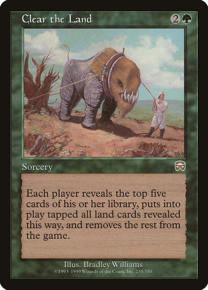 Clear the Land - Foil