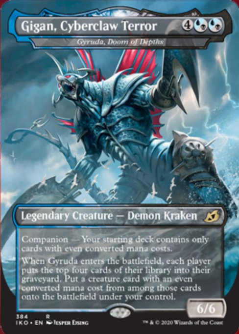 Gyruda, Doom of Depths (Gigan, Cyberclaw Terror) - Foil
