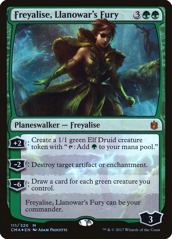 Freyalise, Llanowar's Fury - Foil