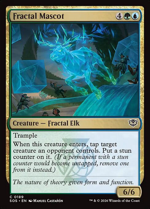 Fractal Mascot - Foil