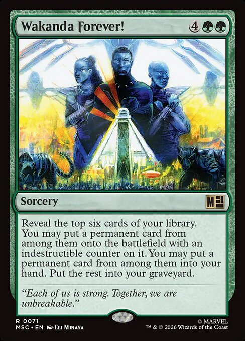 Wakanda Forever! - Surge Foil
