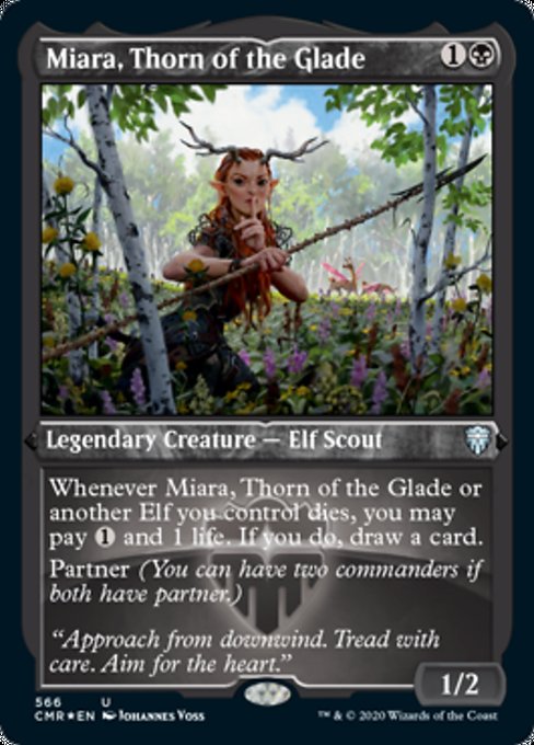 Miara, Thorn of the Glade - Foil-Etched