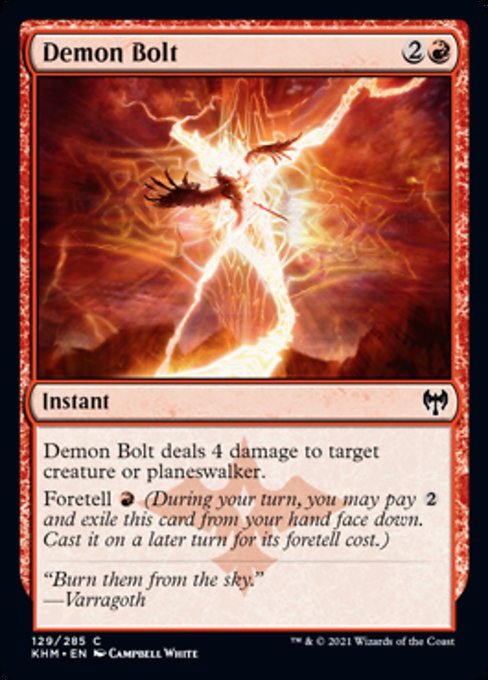 Demon Bolt - Foil