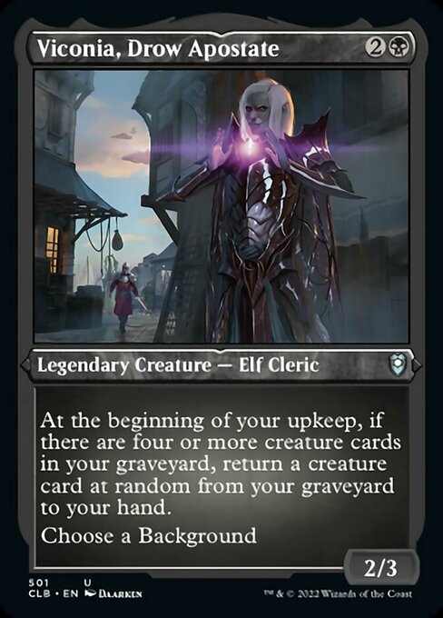Viconia, Drow Apostate - Foil-Etched