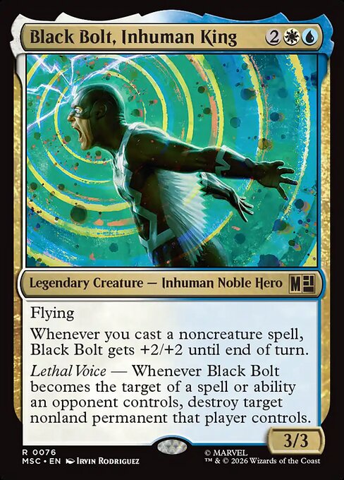 Black Bolt, Inhuman King - Surge Foil