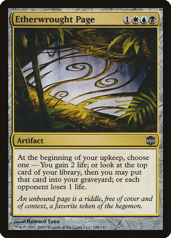 Etherwrought Page - Foil