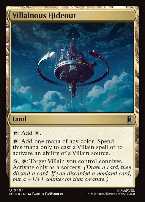 Villainous Hideout - Surge Foil