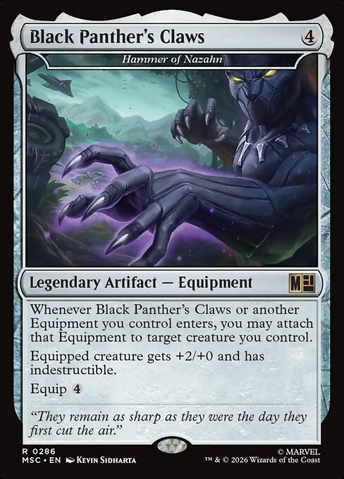 Hammer of Nazahn (Black Panther's Claws) - Surge Foil