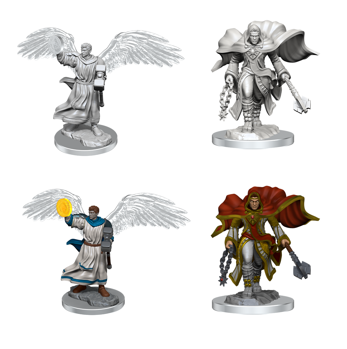 D&D Unpainted Minis - Aasimar Cleric (Male)