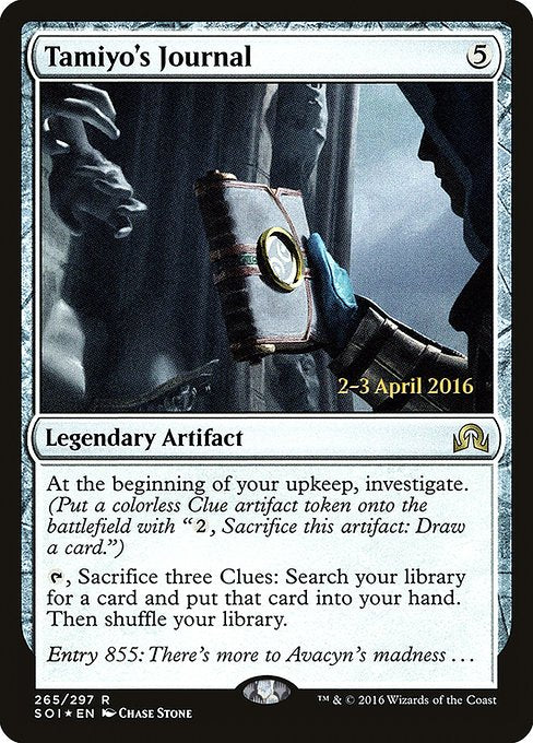Tamiyo's Journal - Foil - Prerelease Promo