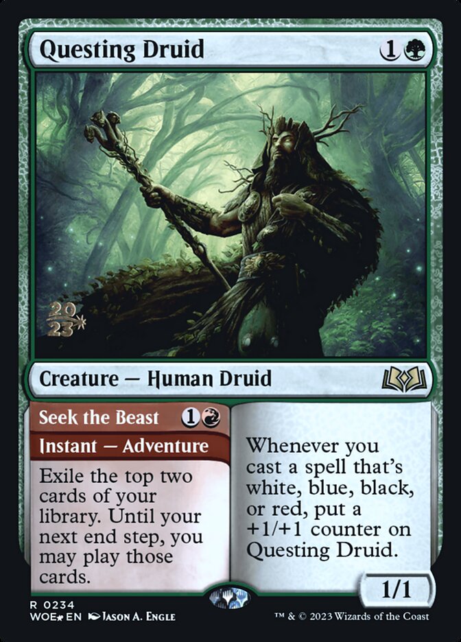Questing Druid - Foil - Prerelease Promo