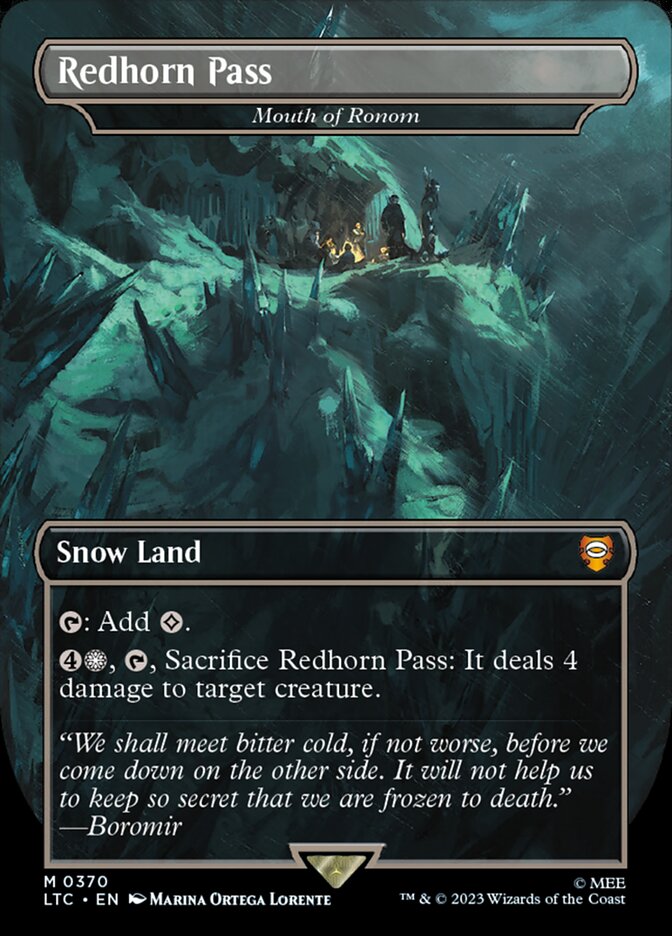 Mouth of Ronom (0370 - Redhorn Pass) - Foil