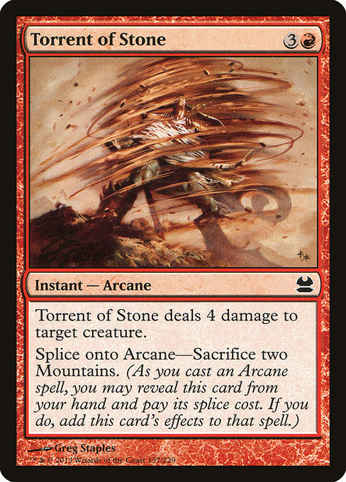 Torrent of Stone - Foil