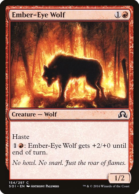 Ember-Eye Wolf - Foil