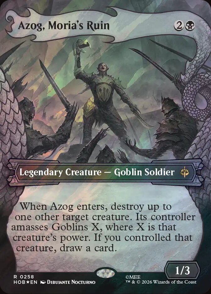 Azog, Moria's Ruin - Surge Foil
