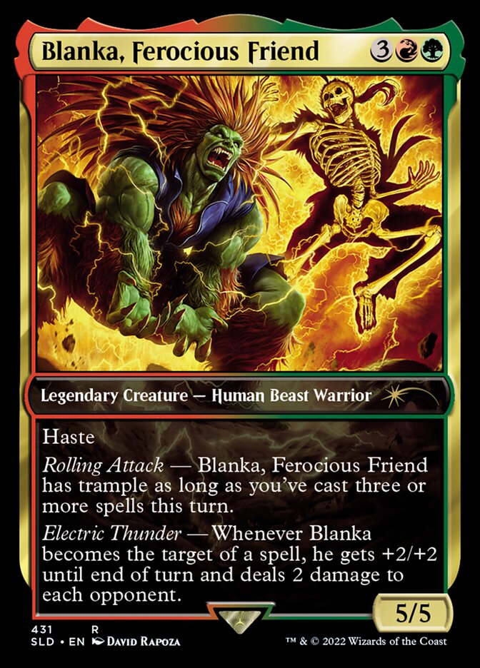 Blanka Ferocious Friend - Foil