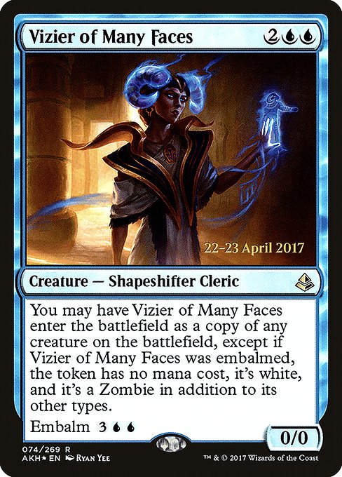 Vizier of Many Faces - Foil - Prerelease Promo