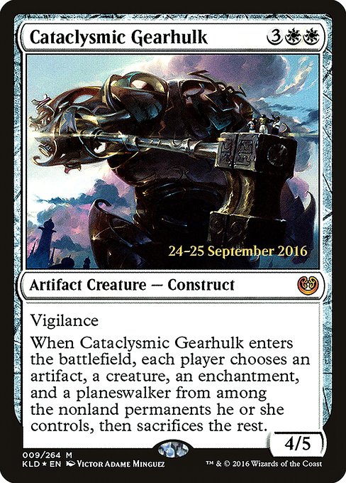 Cataclysmic Gearhulk - Foil - Prerelease Promo