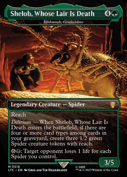 Ishkanah, Grafwidow (Shelob, Whose Lair is Death)