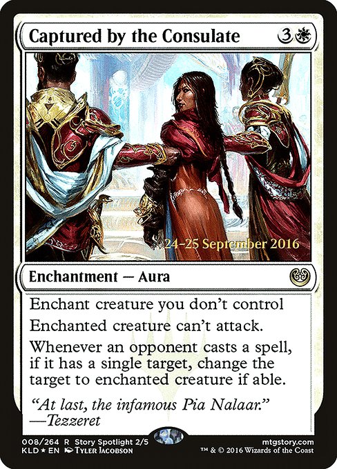 Captured by the Consulate - Foil - Prerelease Promo