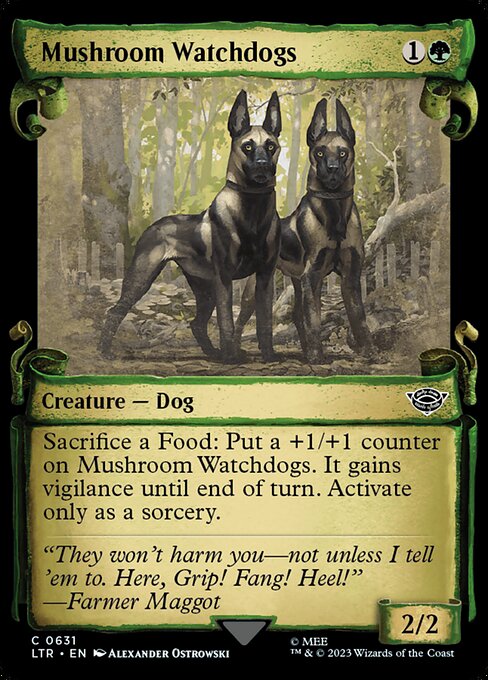 Mushroom Watchdogs - Silver Foil