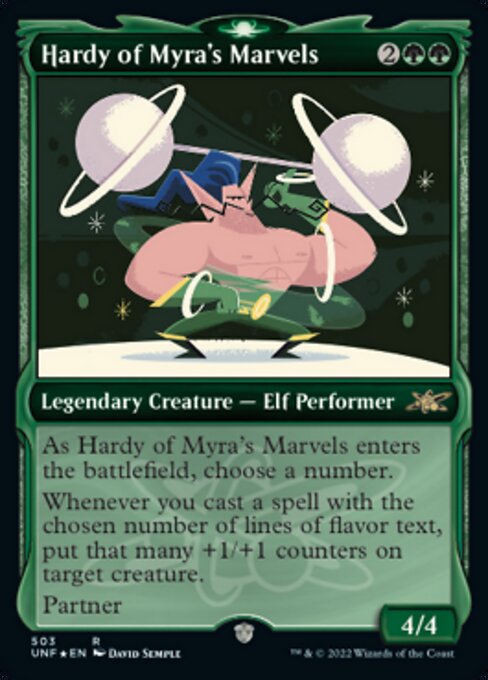 Hardy of Myra's Marvels - Galaxy Foil