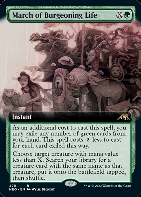 March of Burgeoning Life - Foil