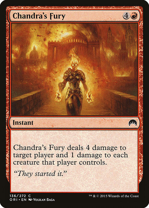 Chandra's Fury - Foil